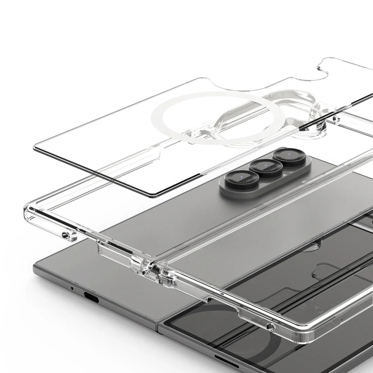 Samsung Z Fold7 Araree Duple Magsafe Case - Clear