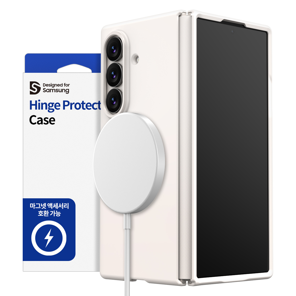 Samsung Z Fold8 Ultra, Araree Aero Flex Magsafe Cover, Cream