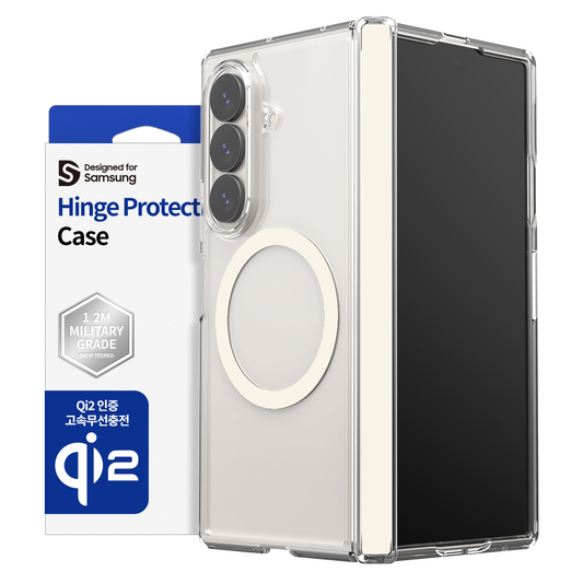 Samsung Z Fold8 Ultra, Araree Duple 360 Magsafe Cover, Cream