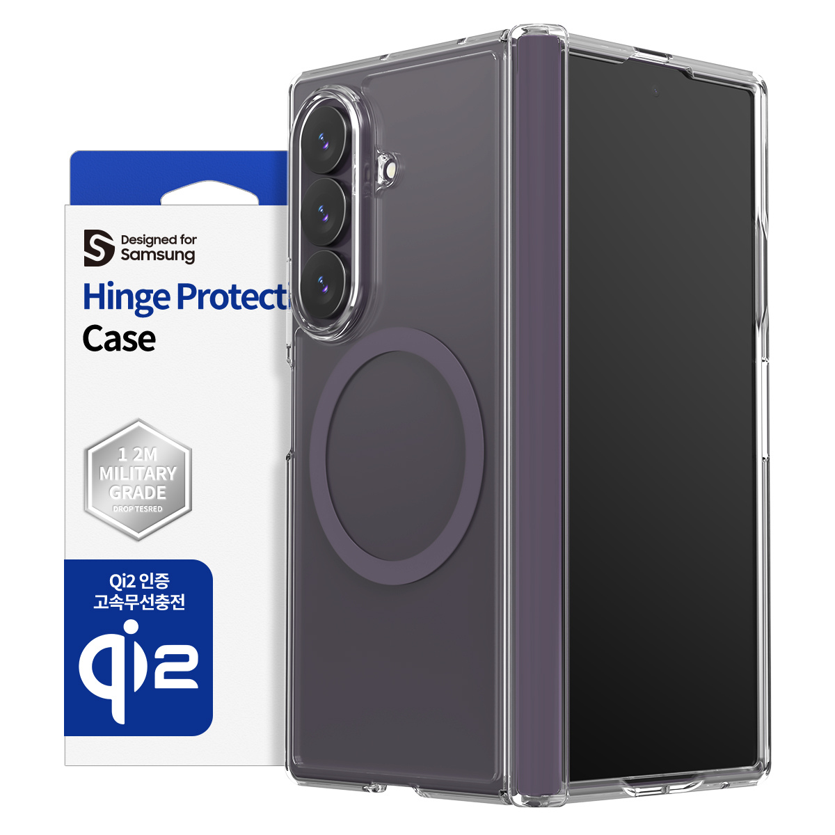 Samsung Z Fold8 Ultra, Araree Duple 360 Magsafe Cover, Violet