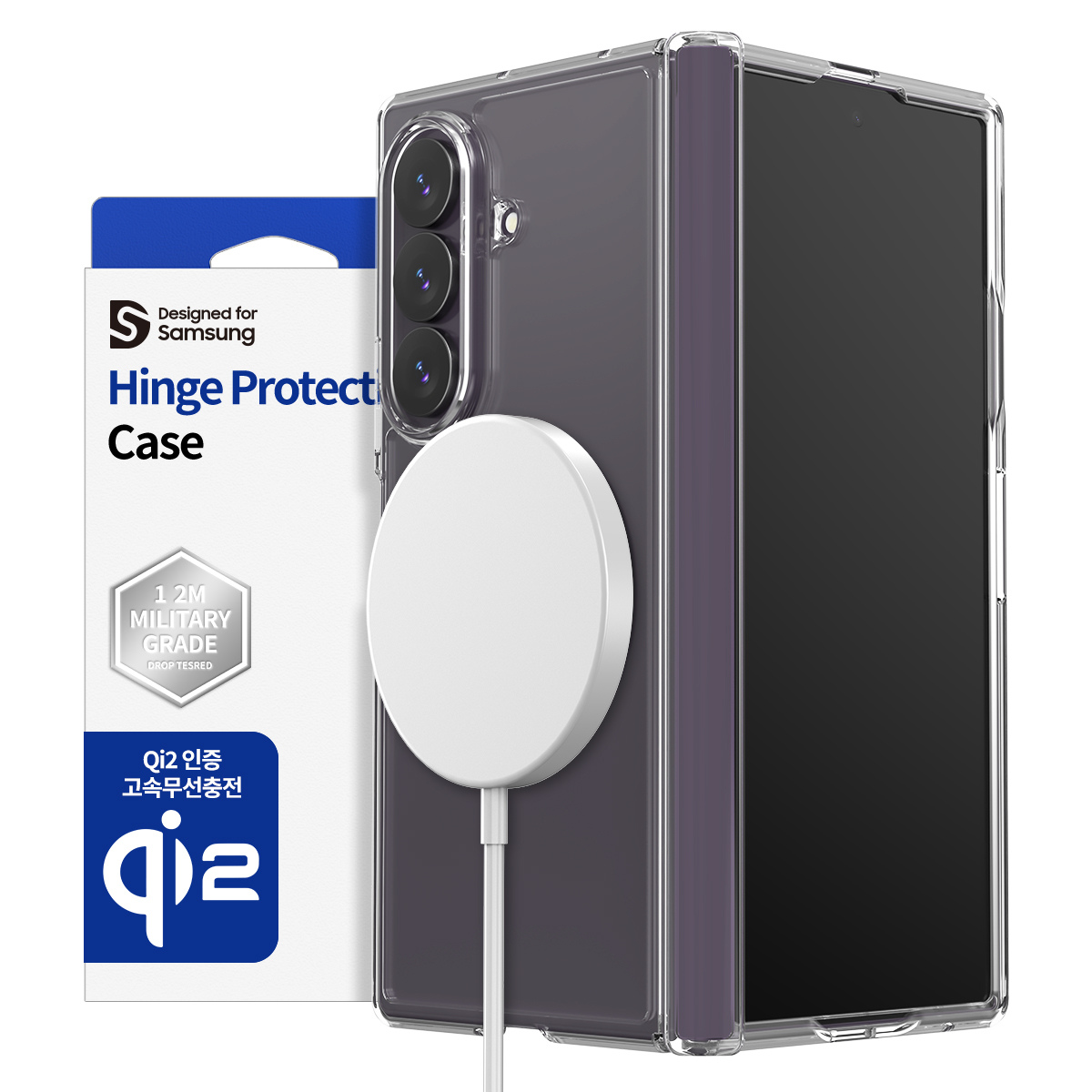 Samsung Z Fold8 Ultra, Araree Duple 360 Magsafe Cover, Violet