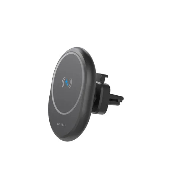 MiLi 15W Carmate Magnetic Wireless Charging Car Mount - Black