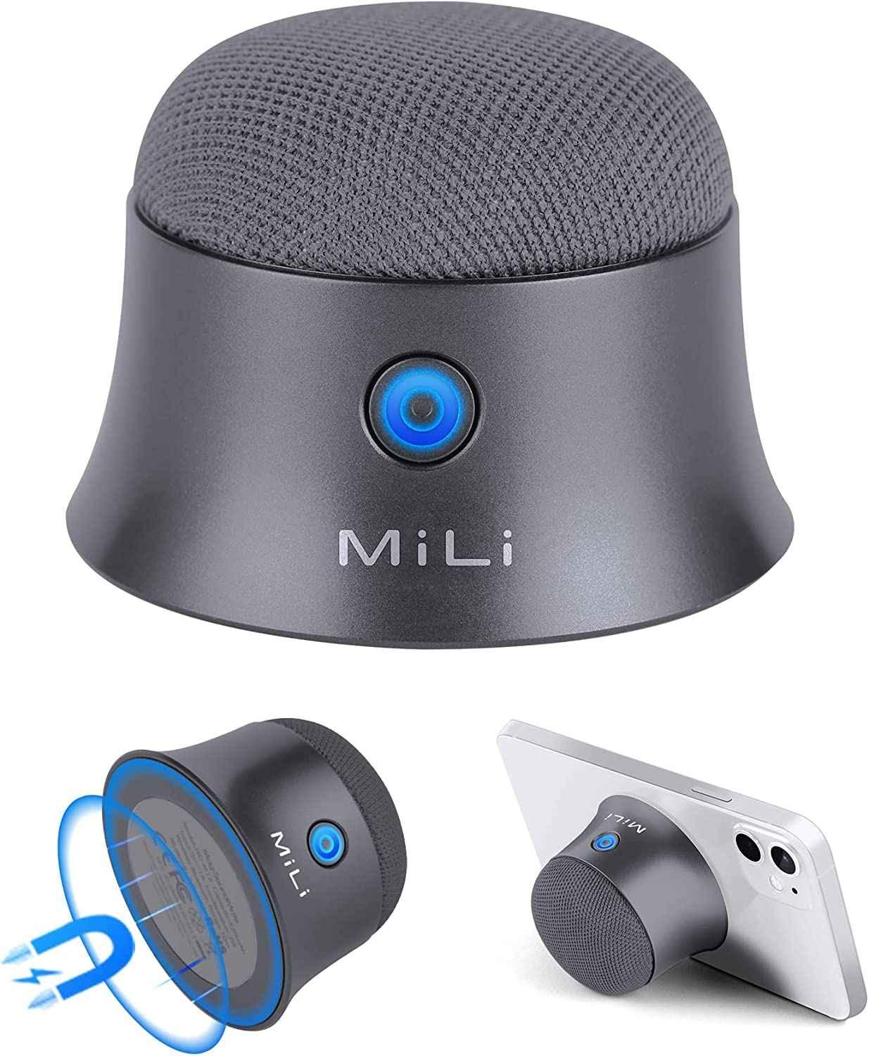 MiLi Mag Soundmate Mini MagSafe Bluetooth Speaker - Black
