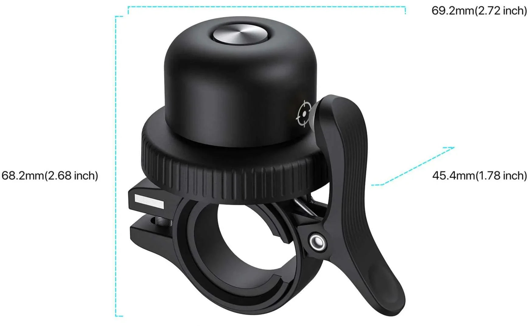 MiLi MiBell Bicycle Anti Loss Bell with Tracker - Black