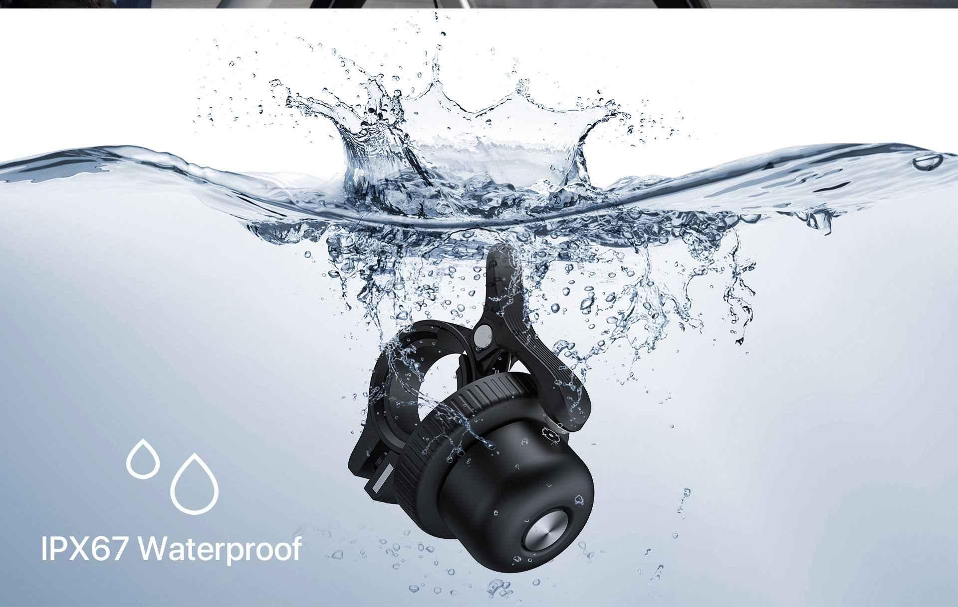 MiLi MiBell Bicycle Anti Loss Bell with Tracker - Black