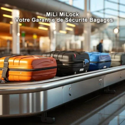 MiLi MiLock Anti Loss Luggage Lock - Black