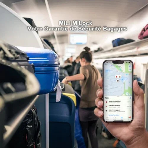 MiLi MiLock Anti Loss Luggage Lock - Black