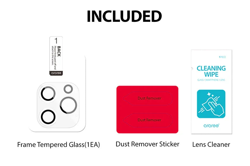 iPhone 12 Araree Camera Lens - Clear