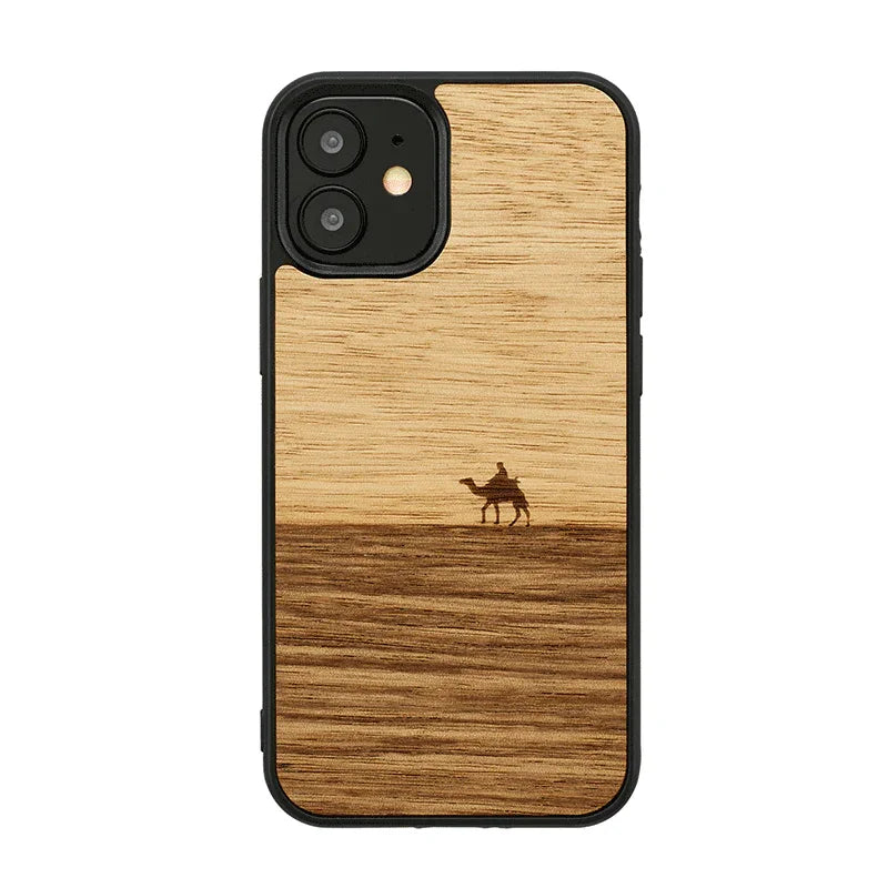 iPhone 12 / 12 Pro, Man & Wood Case - Terra