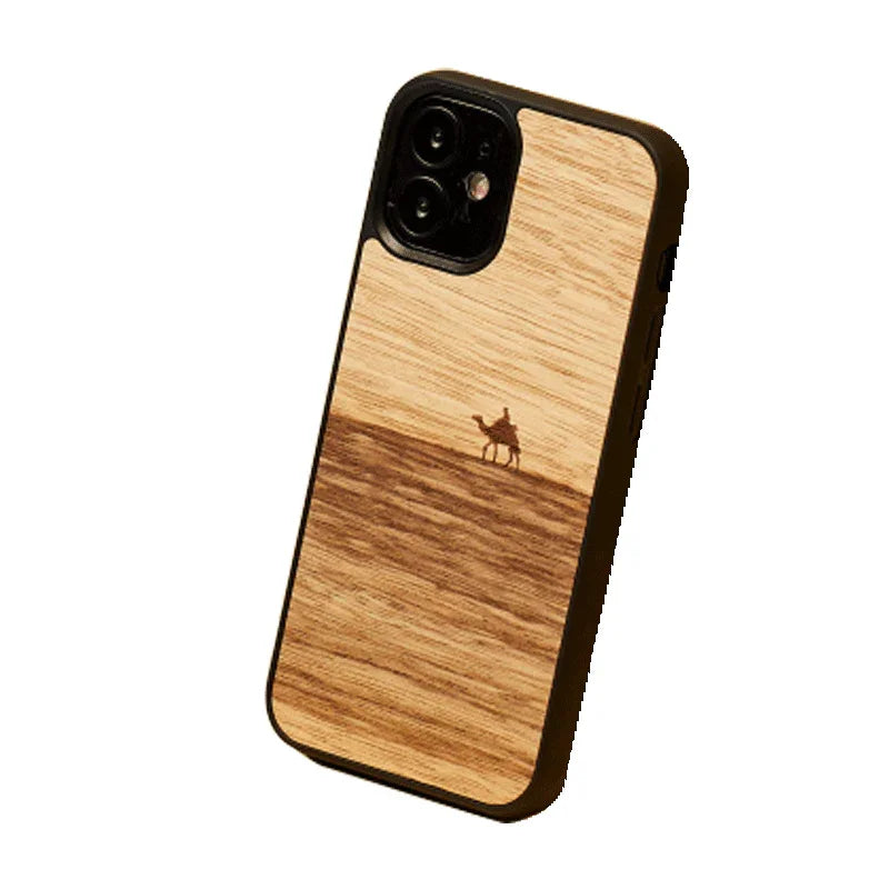 iPhone 12 / 12 Pro, Man & Wood Case - Terra