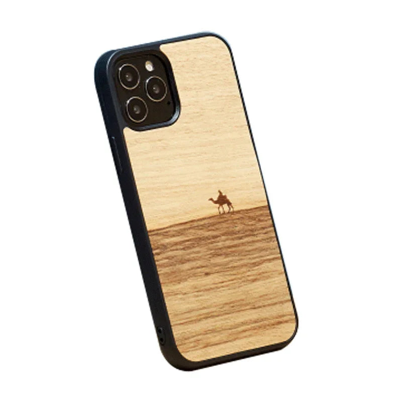 iPhone 12 / 12 Pro, Man & Wood Case - Terra