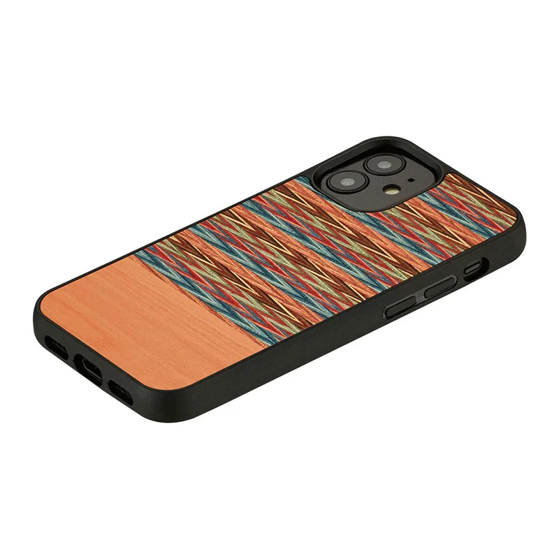 iPhone 12 / 12 Pro, Man & Wood Case - Browny Check