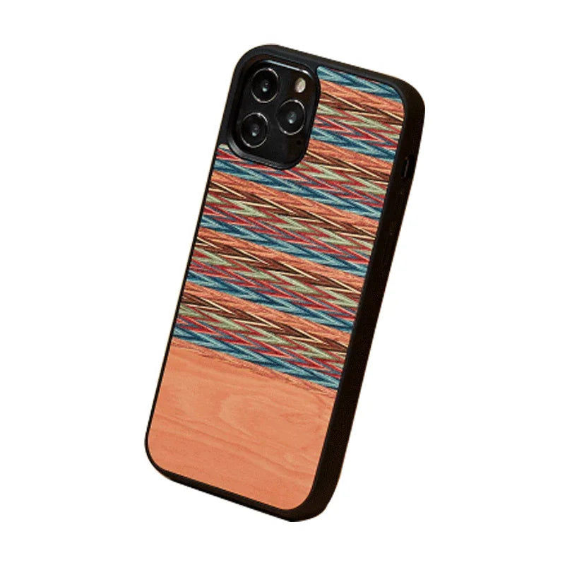 iPhone 12 / 12 Pro, Man & Wood Case - Browny Check