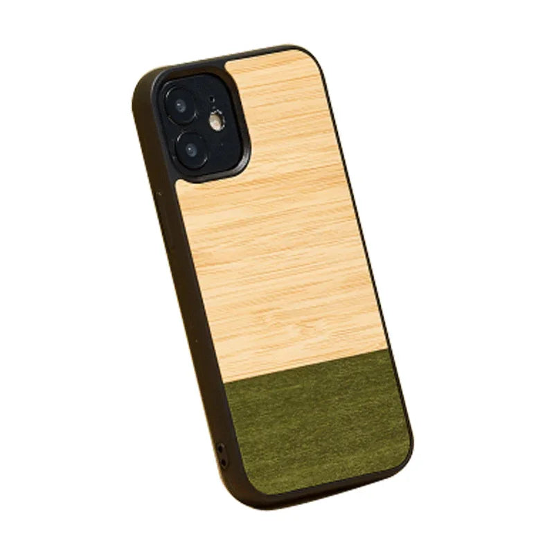 iPhone 12 / 12 Pro, Man & Wood Case - Bamboo Forest