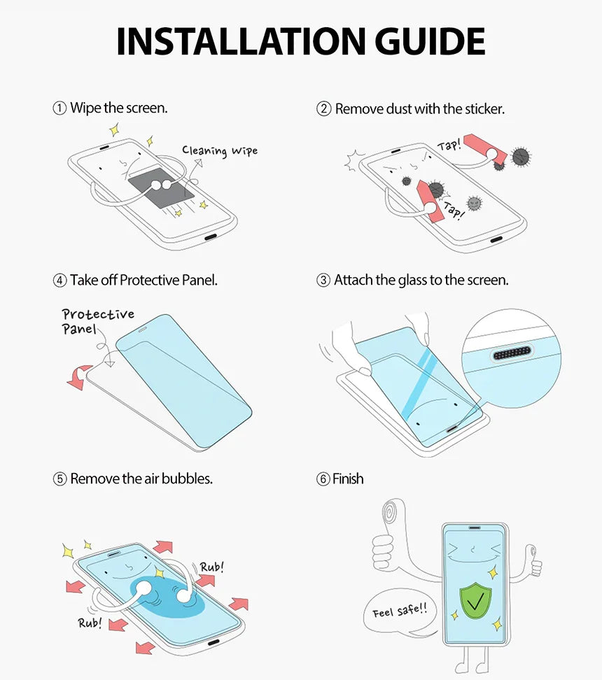 iPhone 12 & 12 Pro Araree Screen Protector - Clear