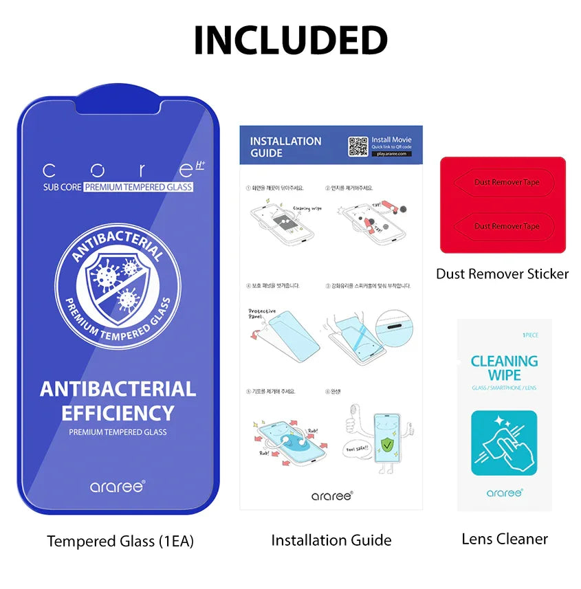 iPhone 12 & 12 Pro Araree Screen Protector - Clear