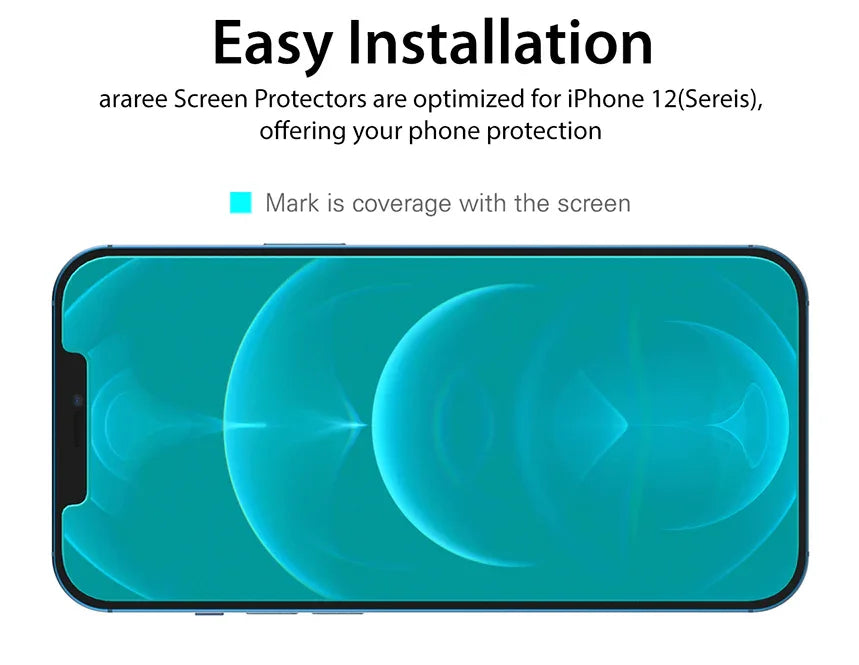 iPhone 12 & 12 Pro Araree Screen Protector - Clear