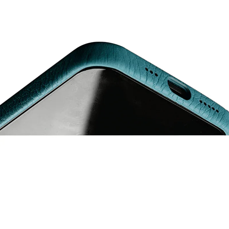 iPhone 12 Pro Max Melkco Premium Leather Cover - Lake Blue