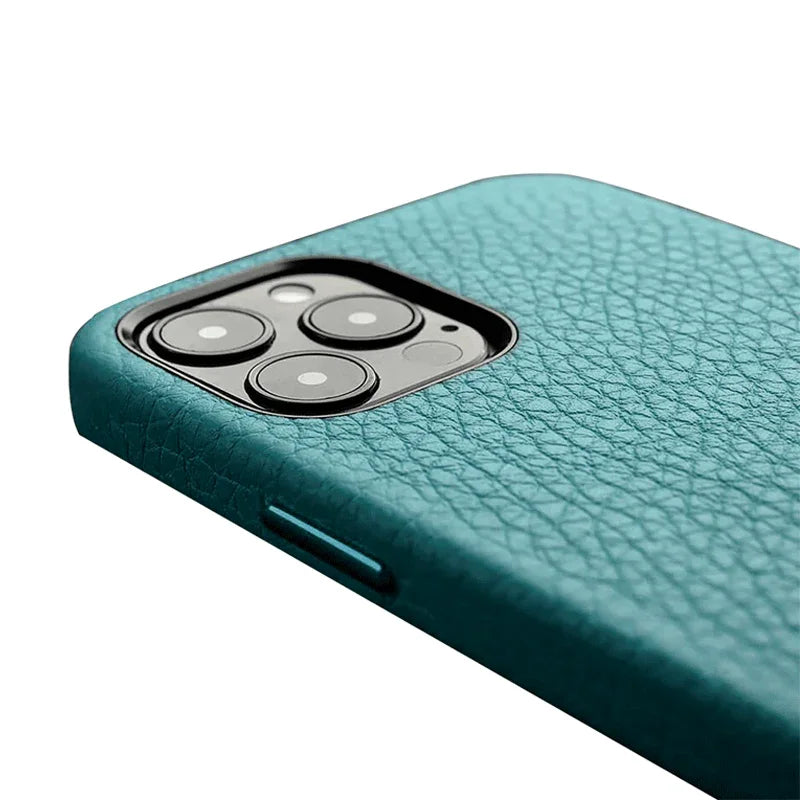 iPhone 12 Pro Max Melkco Premium Leather Cover - Lake Blue