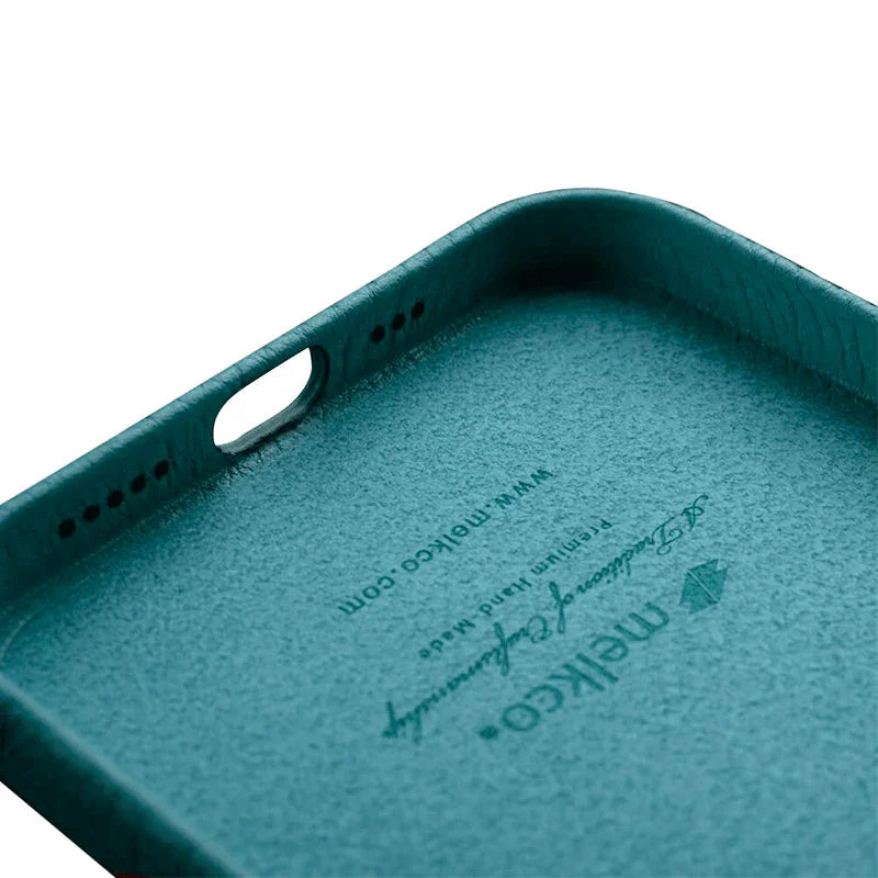iPhone 12 Pro Max Melkco Premium Leather Cover - Lake Blue