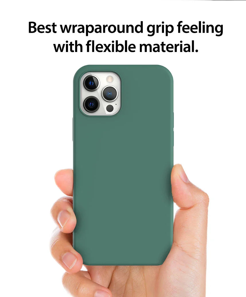 iPhone 12 Pro Max Araree Typo Skin Case - Pine Green