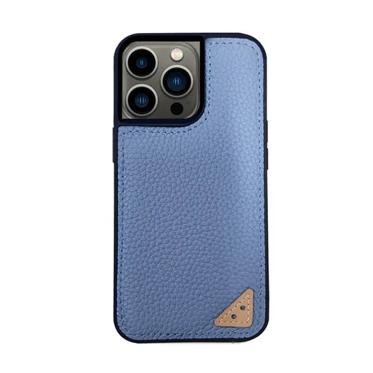 iPhone 13 Pro Melkco Ingenuity Premium Leather Cover - Blue