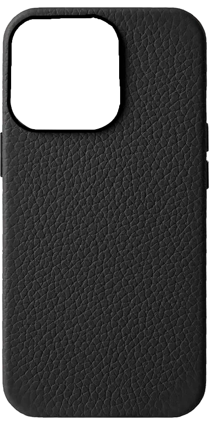 iPhone 13 Pro Melkco Origin Paris Leather Cover - Black