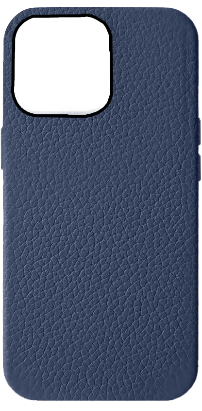 iPhone 13 Pro Melkco Origin Paris Leather Cover - Dark Blue