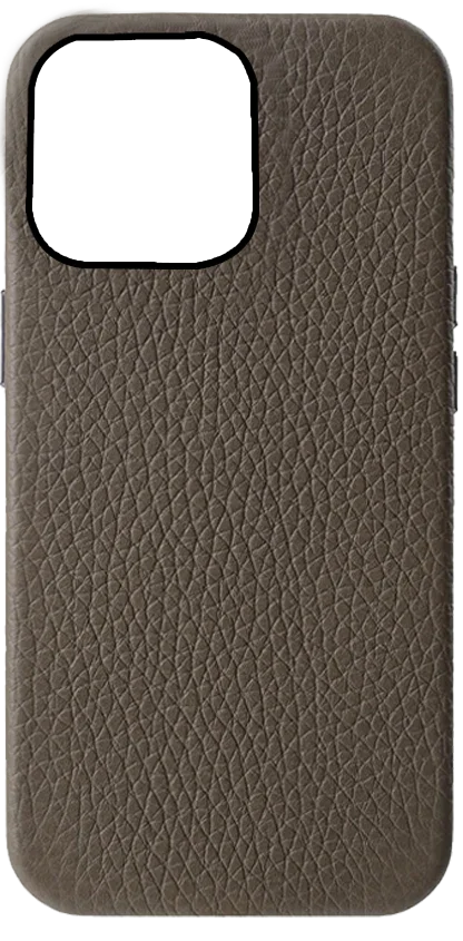 Melkco iPhone 13 Pro Origin Paris Leather Cover - Grey