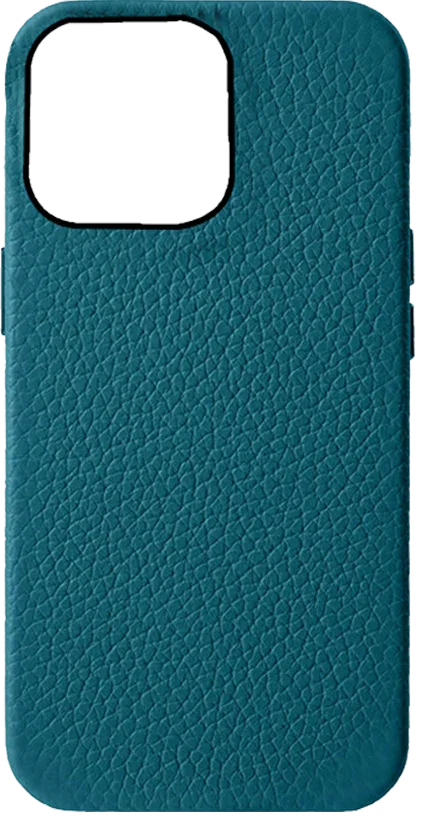 iPhone 13 Pro Melkco Origin Paris Leather Cover - Lake Blue