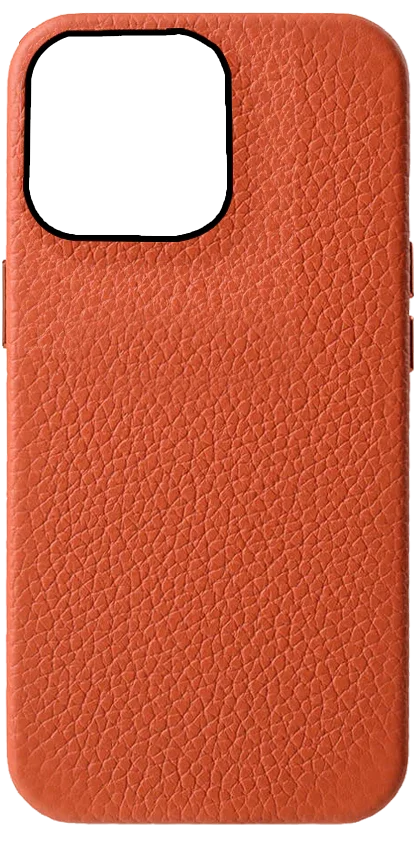 iPhone 13 Pro Melkco Origin Paris Leather Cover - Orange