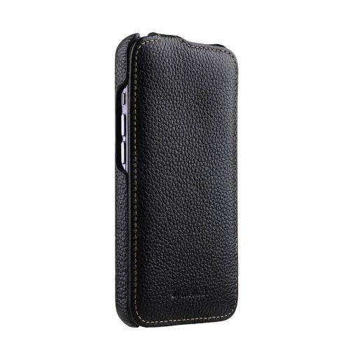 Melkco iPhone 13 Pro Max Jacka Series Premium Leather Cover - Black