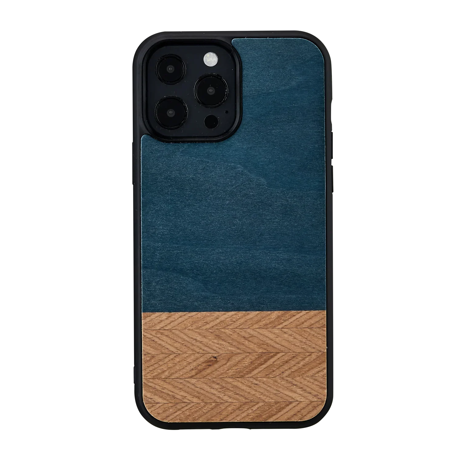 iPhone 13 Pro, Man & Wood Series Cover - Denim