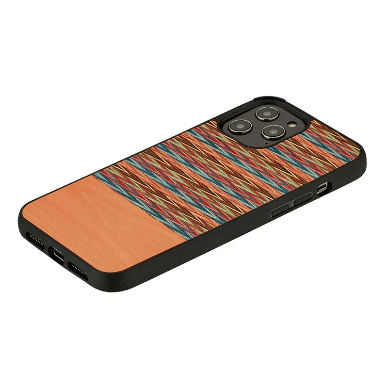 iPhone 13 Pro Max Man & Wood Series Cover - Browny Check
