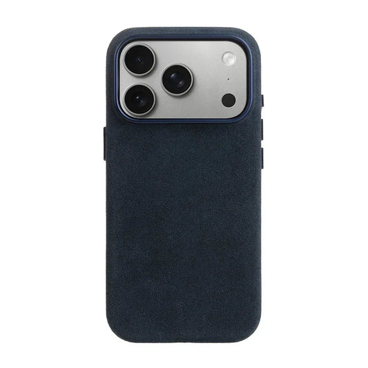 iPhone 17 Pro, Melkco Alcantara Magsafe Case, Dark Blue