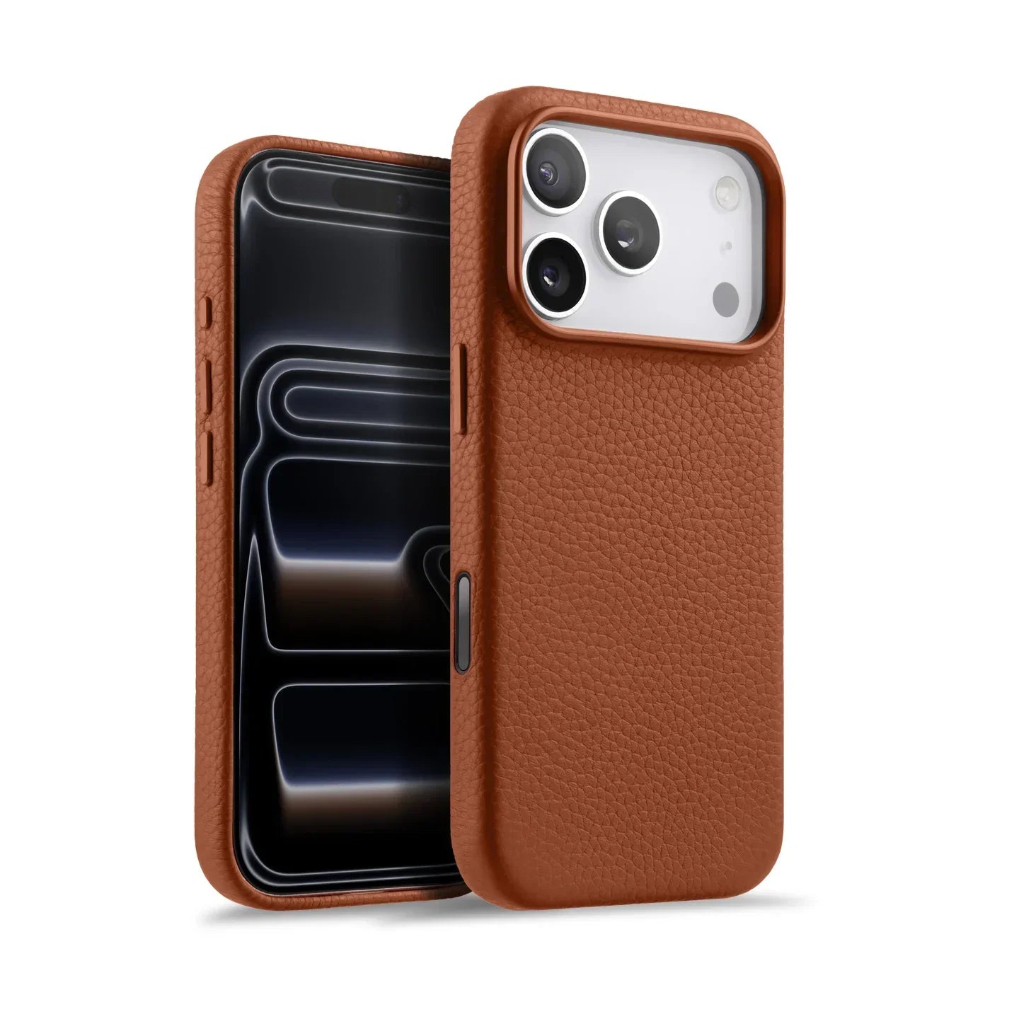 iPhone 17 Pro, Melkco Premium Leather Magsafe Case, Brown
