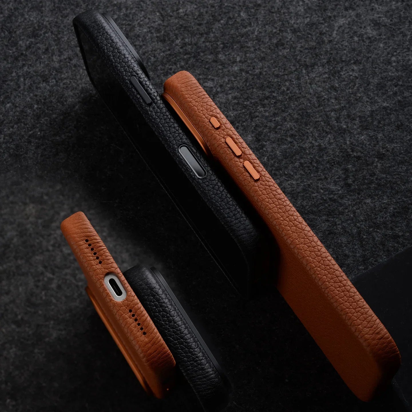 iPhone 17 Pro, Melkco Premium Leather Magsafe Case, Brown