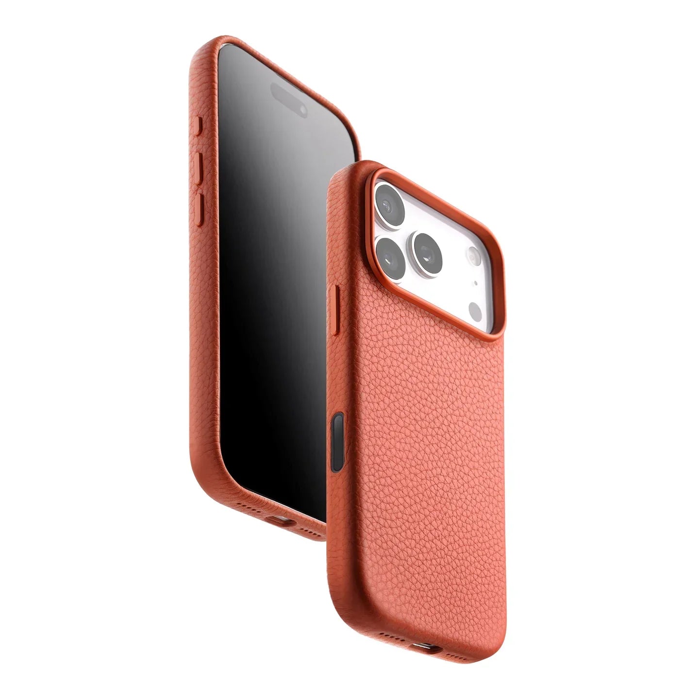 iPhone 17 Pro, Melkco Premium Leather Magsafe Case, Orange