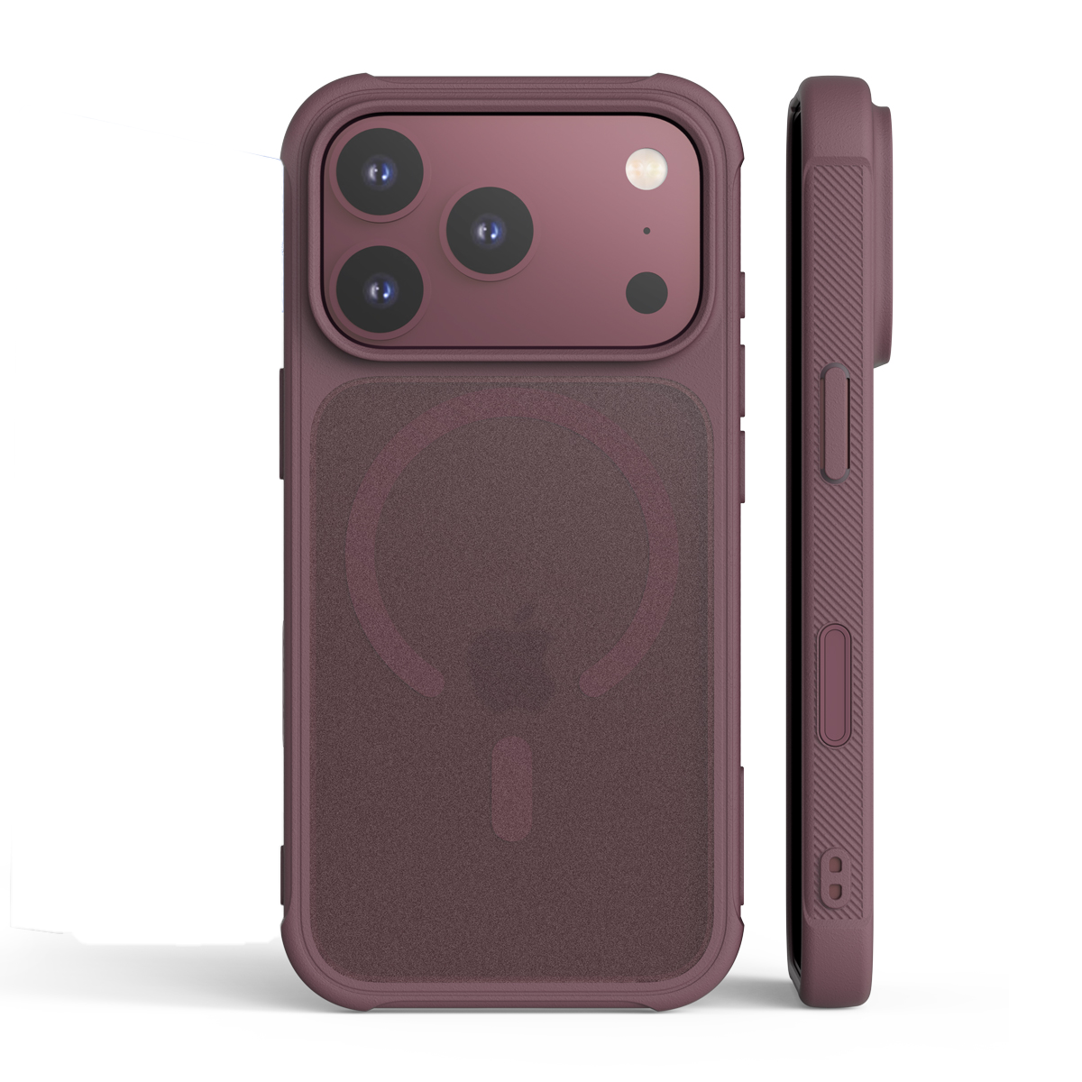 iPhone 18 Pro Max / 17 Pro Max, iPhone Araree Duple Armor Magsafe Cover, Burgundy