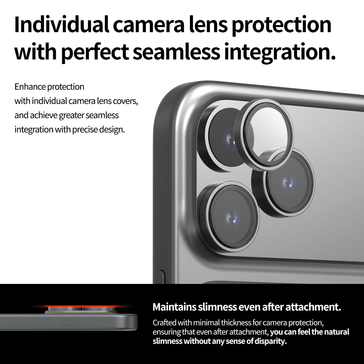 iPhone 18 Pro Max / 18 Pro, Araree Metal Ring Camera Protector, Clear