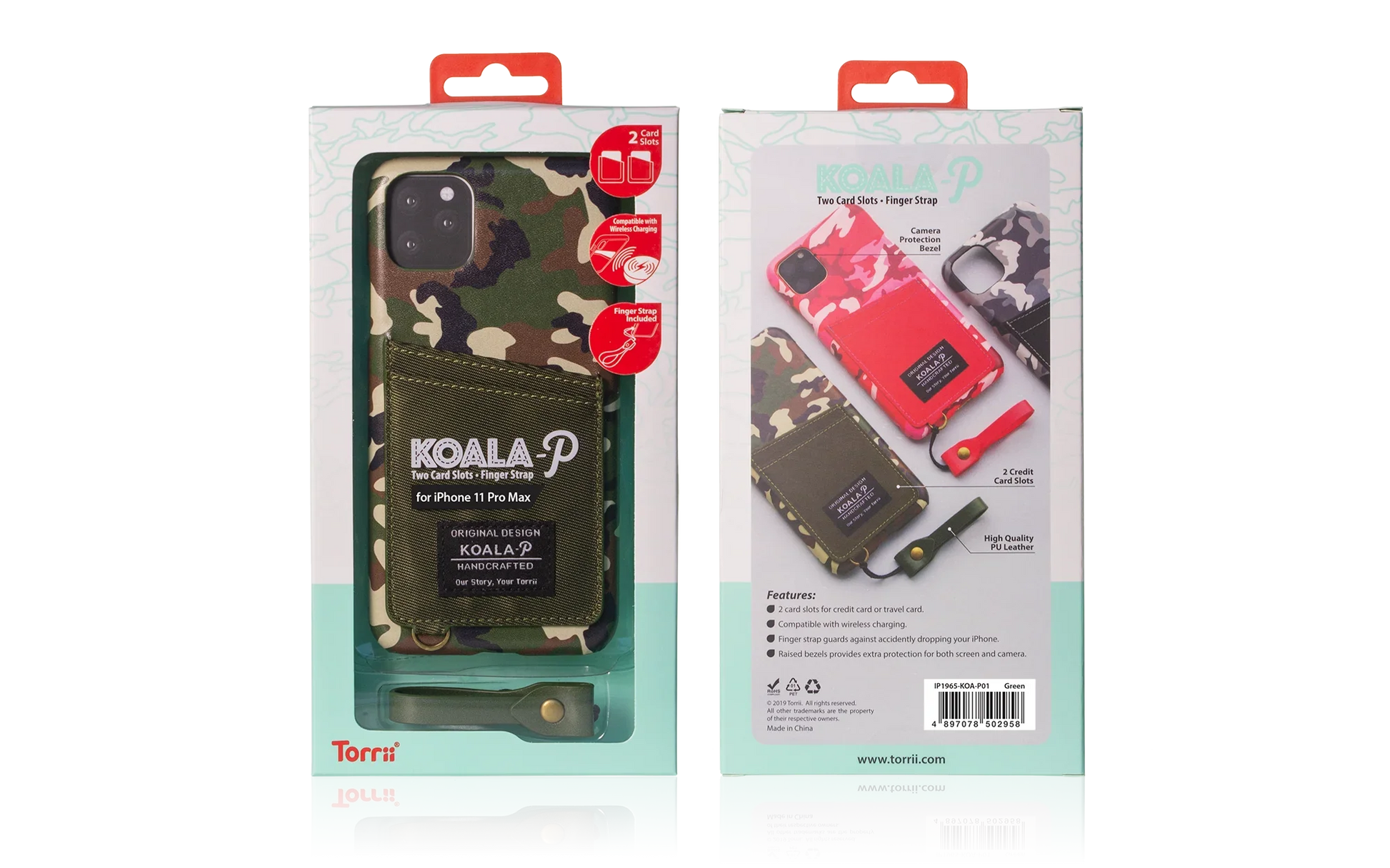 iPhone 11 Pro Max Torrii Koala Case - Green