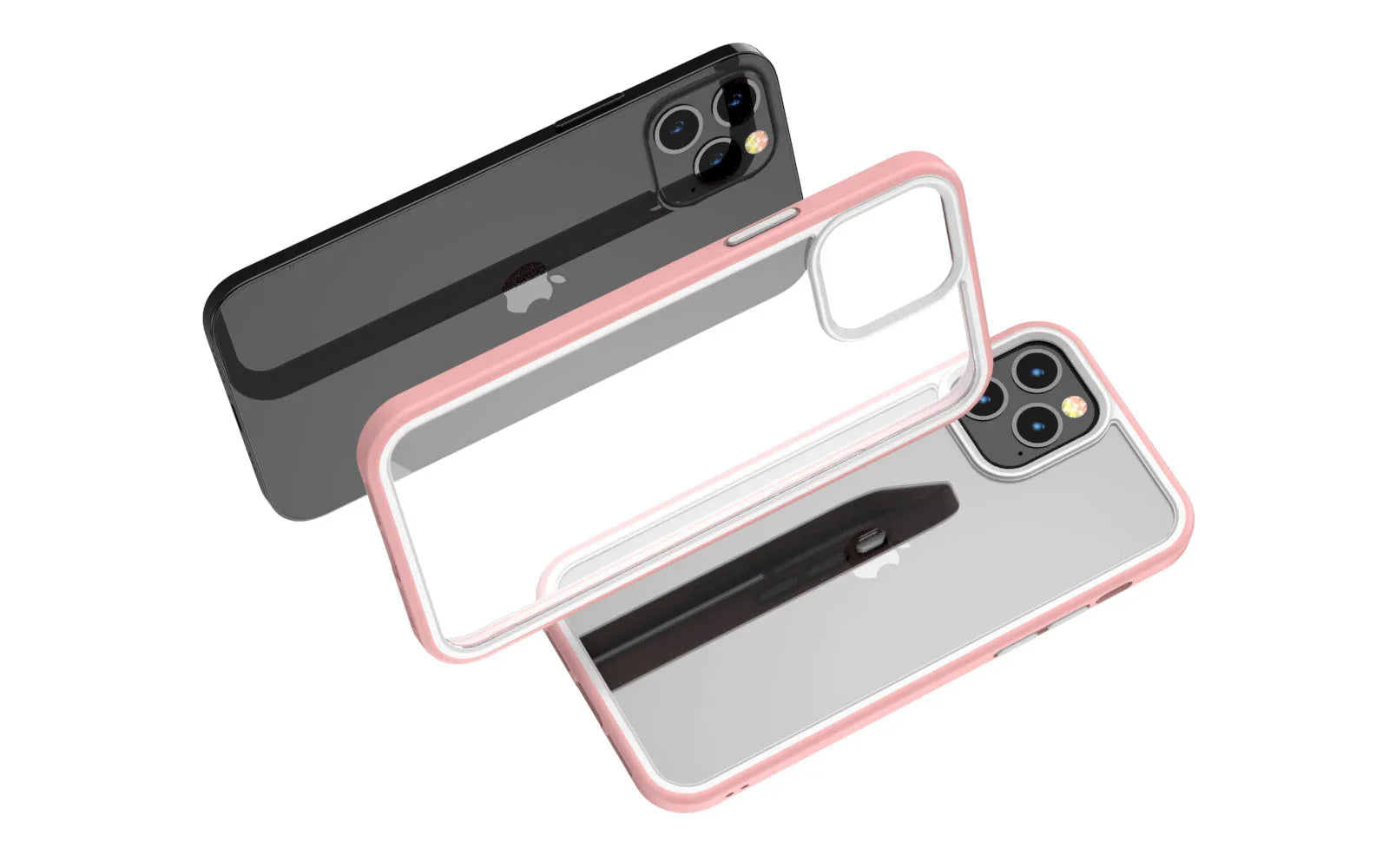 iPhone 12 & 12 Pro Torrii Torero Case - Pink/White