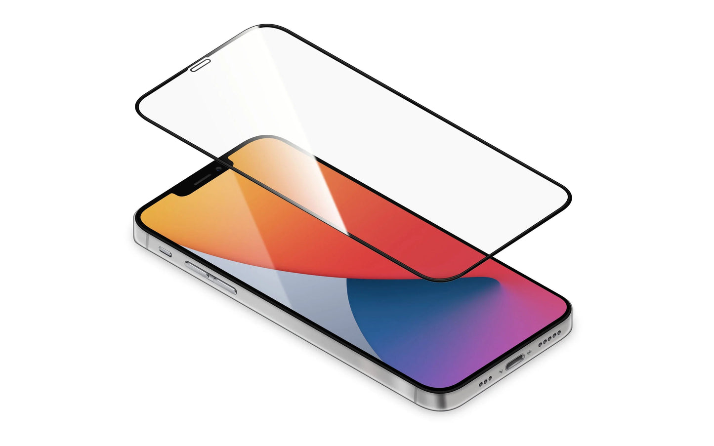 iPhone 12 & 12 Pro Torrii Bodyglass - Clear Black