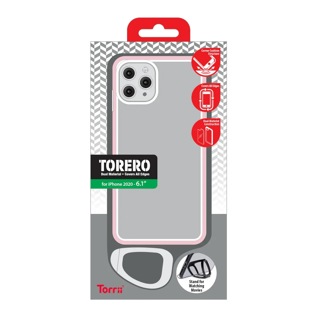 iPhone 12 & 12 Pro Torrii Torero Case - Pink/White
