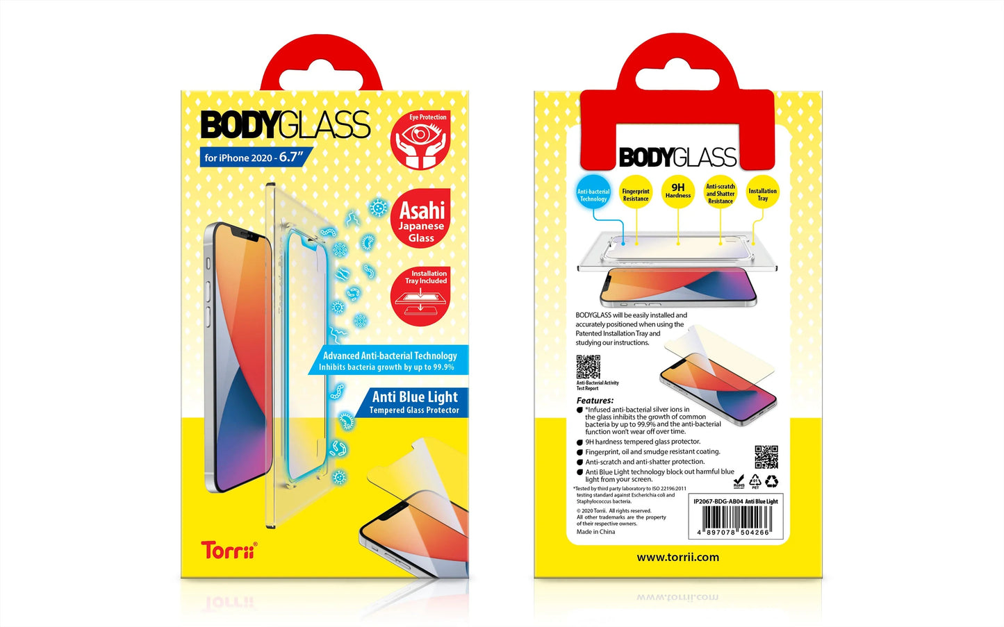 iPhone 12 Pro Max Torrii Bodyglass - Anti Blue Light