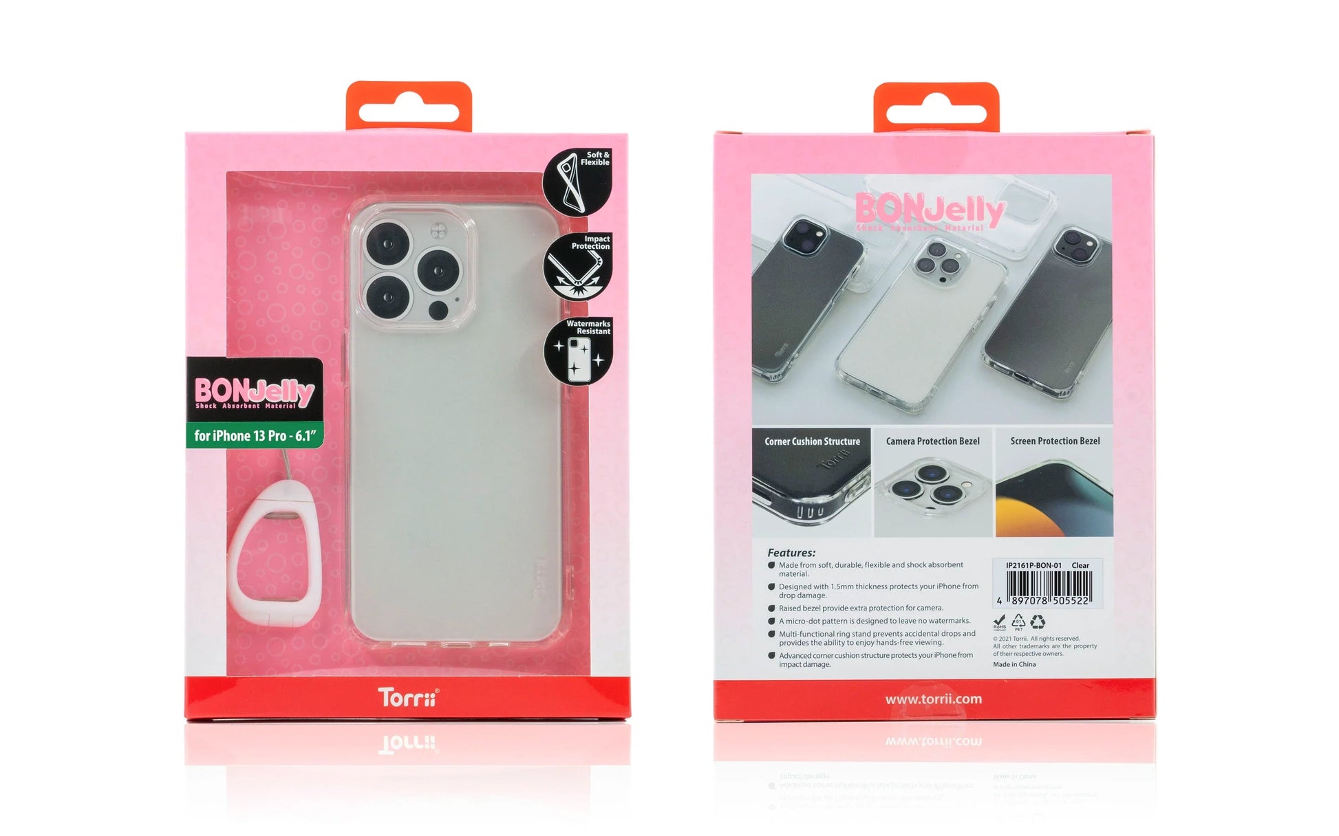 iPhone 13 Pro Torrii Bonjelly Case - Clear