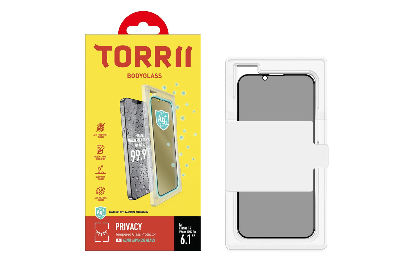 iPhone 14 Torrii Bodyglass - Privacy