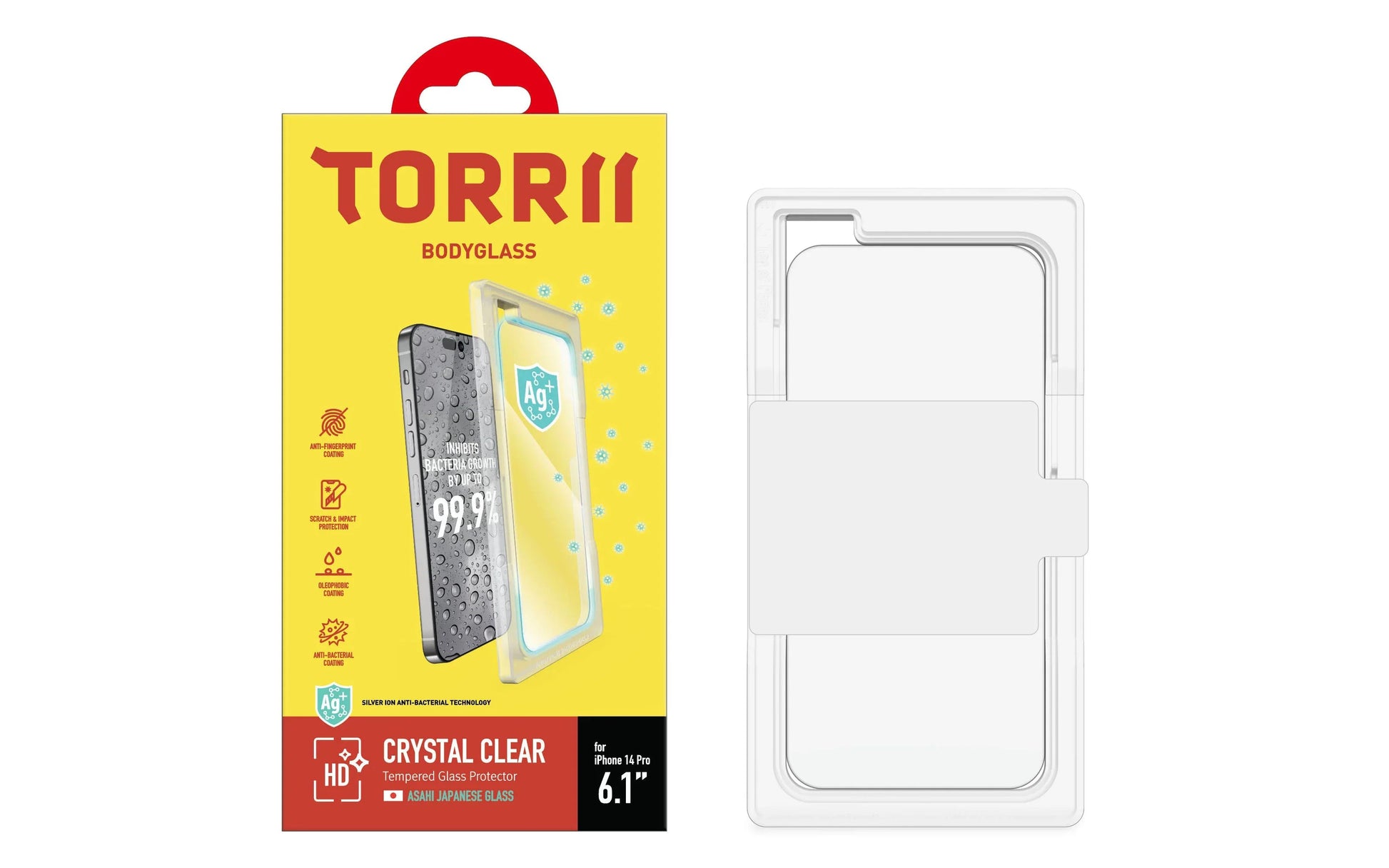 iPhone 14 Pro Torrii Bodyglass - Clear
