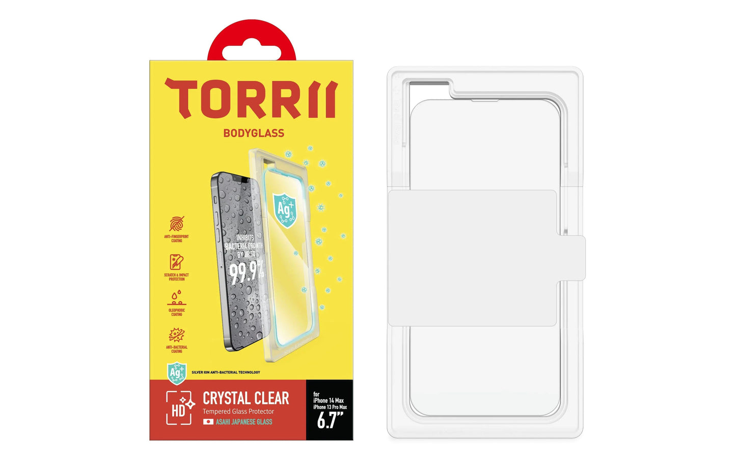 iPhone 14 Plus Torrii Bodyglass - Clear