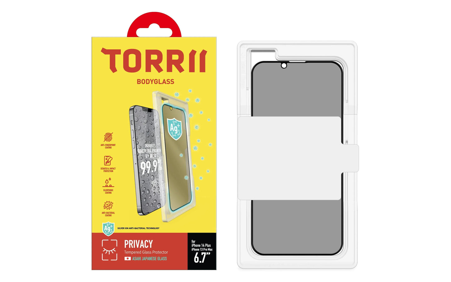 iPhone 14 Plus Torrii Bodyglass - Privacy